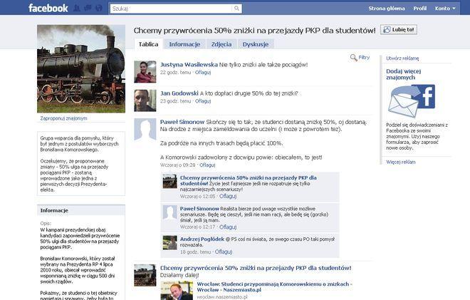 Studenci chcą 50% zniżki na PKP