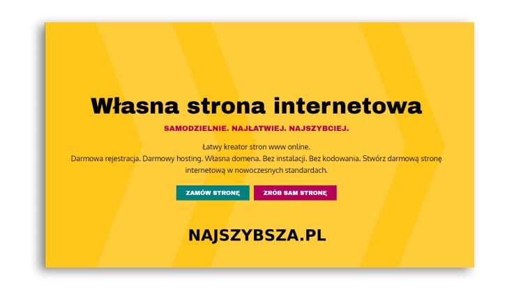 Kreator stron internetowych za darmo - samodzielnie, najłatwiej, najszybciej