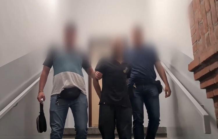 Wrocław: Strzelanina na rusztowaniach siedmiopiętrowego budynku
