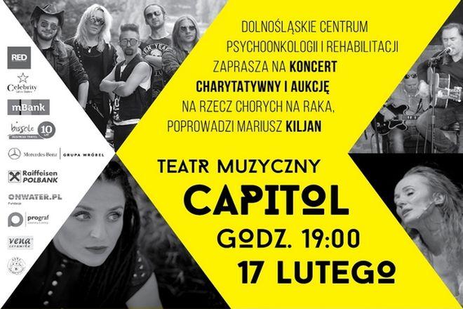 Muzyczne gwiazdy wystąpią w Teatrze Capitol, by wspierać aukcję