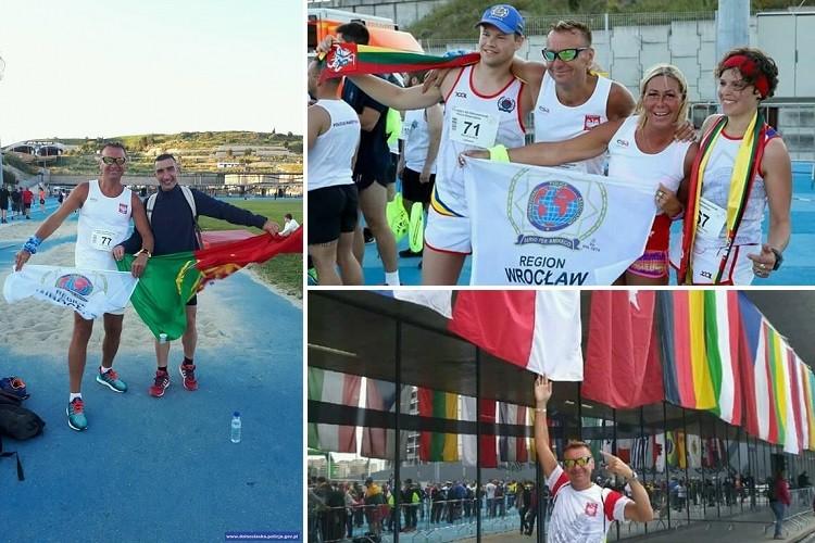 Świetny wynik wrocławskiego funkcjonariusza podczas igrzysk policyjnych IPA Games