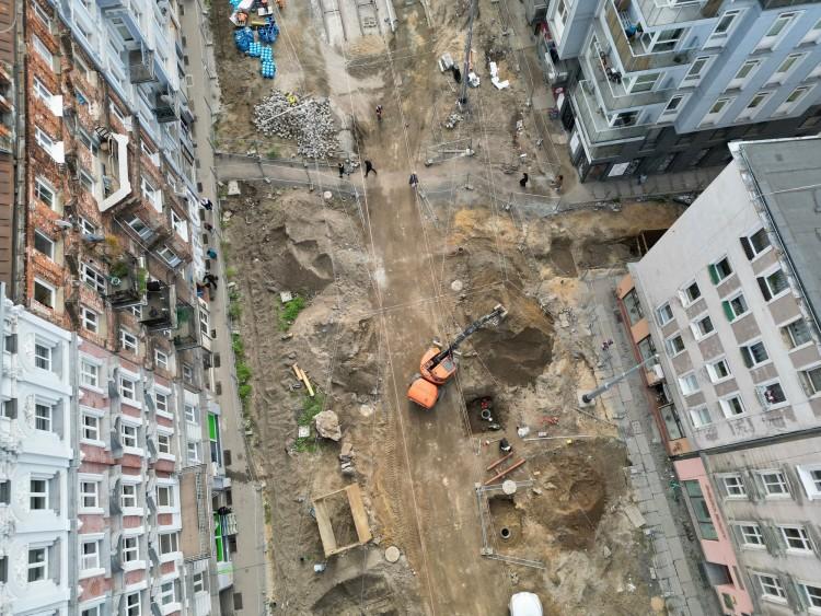 Co słychać na Pomorskiej? Zaglądamy na plac budowy