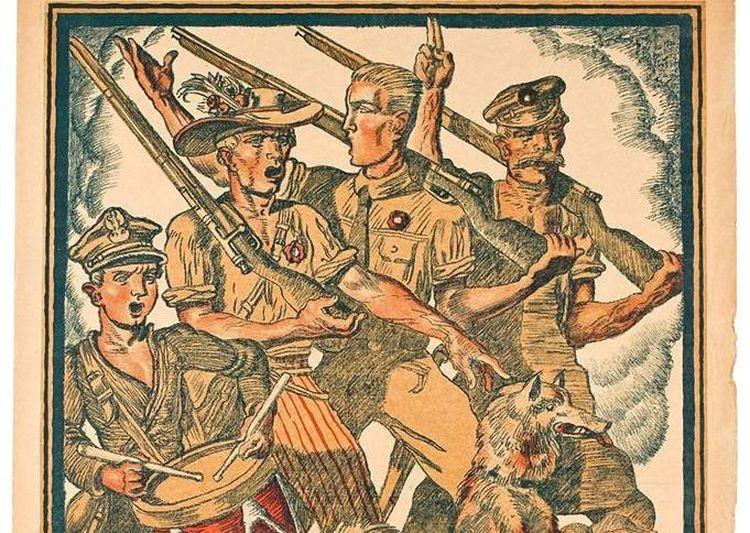 Wystawa plakatów patriotycznych w Muzeum Narodowym