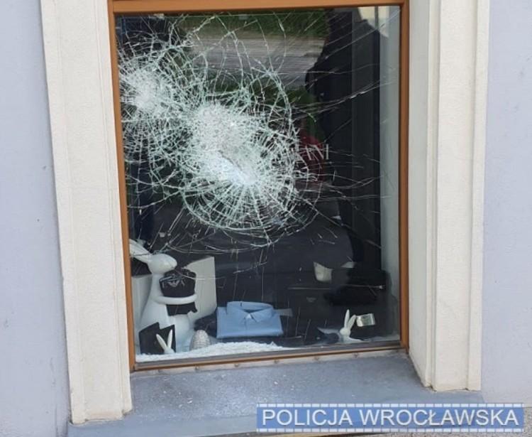 Z kostką brukową na wystawę w centrum Wrocławia
