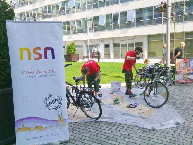 Darmowy mobilny serwis rowerowy znów na ulicach Wrocławia