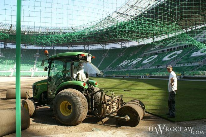 Na Stadionie Miejskim po raz trzeci wymieniają murawę