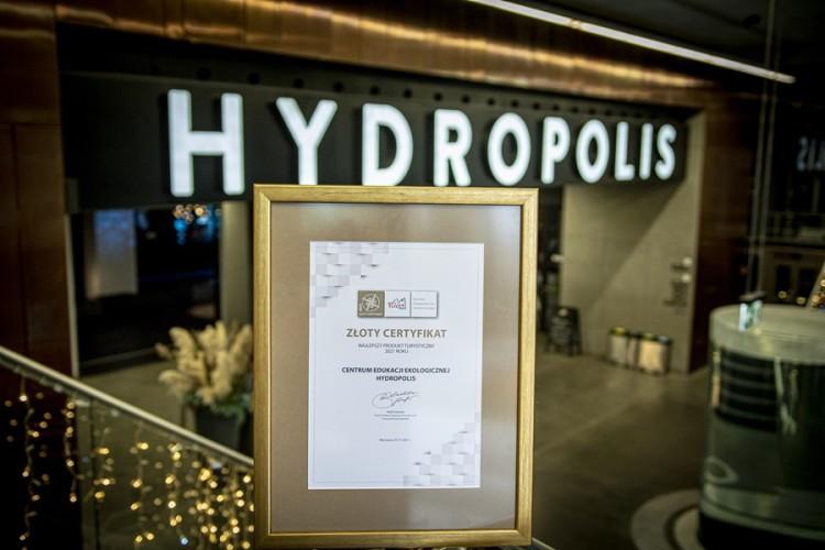 Hydropolis ze Złotym Certyfikatem POT