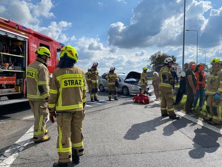 Karambol na autostradzie A4. Droga w stronę granicy zablokowana