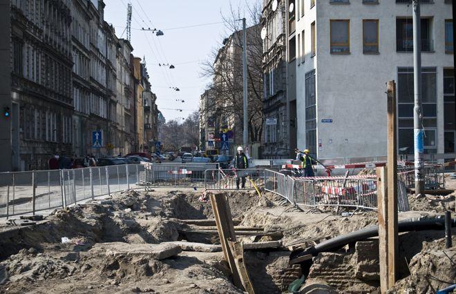 W weekend szykują kolejne utrudnienia na budowie głównej arterii w mieście