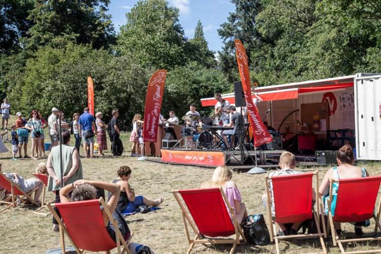 Koncert jazzowy w Parku Tołpy [ZDJĘCIA]