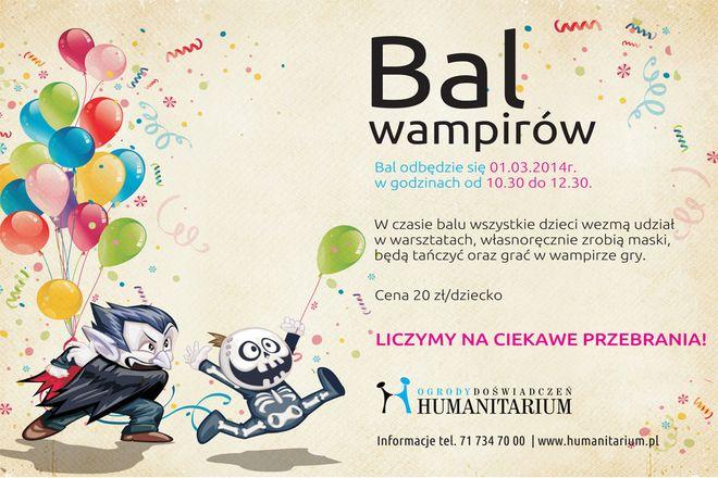 W Humanitarium szykują bal wampirów