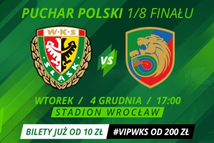 Trwa sprzedaż biletów na mecz Pucharu Polski: Śląsk Wrocław - Miedź Legnica