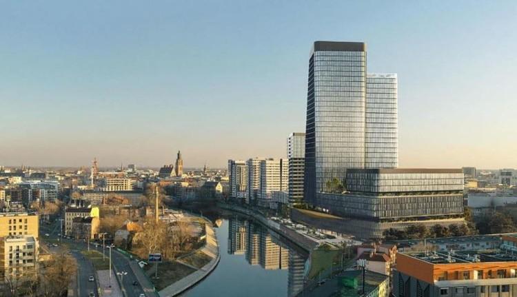 Drugi po Sky Tower. We Wrocławiu rośnie nowy drapacz chmur