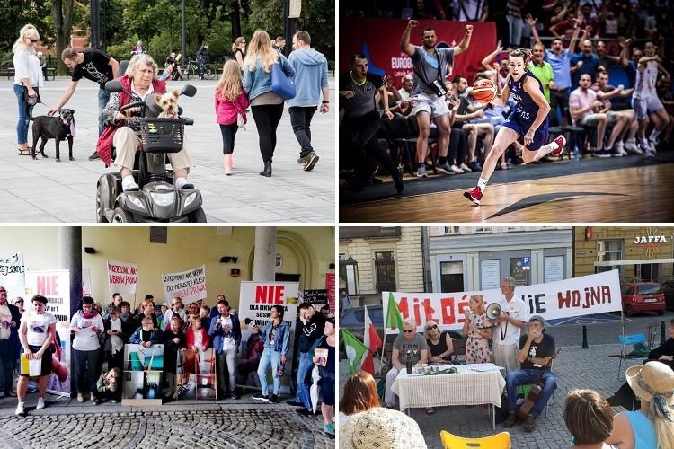 Efektowne wykolejenie tramwaju i protest na Rynku [PODSUMOWANIE DNIA]
