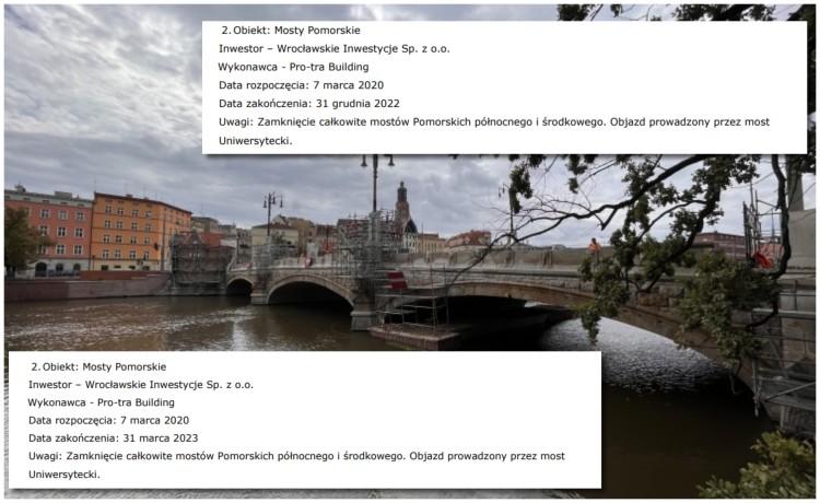 Mosty Pomorskie będą gotowe później. A urzędnicy zdziwieni, że już trzeba kończyć