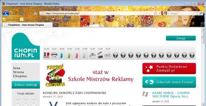 Platforma Chopinium.pl - Inna strona Chopina wystartowała