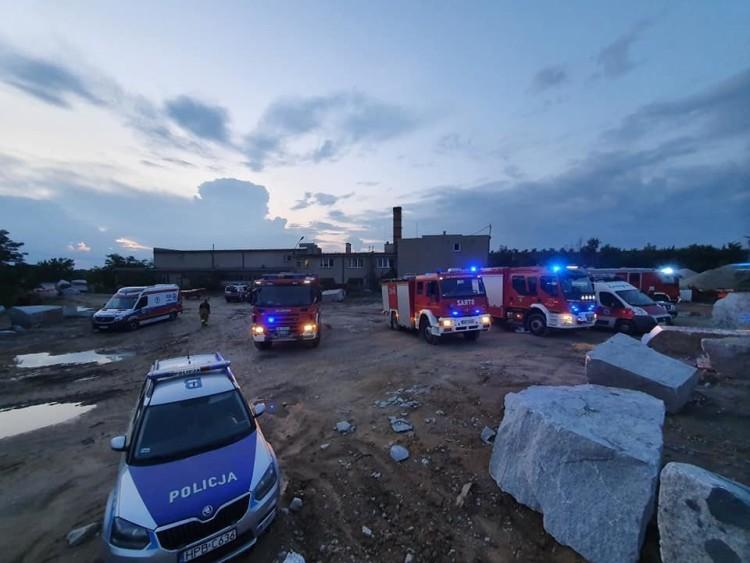 Wypadek w kamieniołomie pod Wrocławiem. Ratownicy szukają człowieka