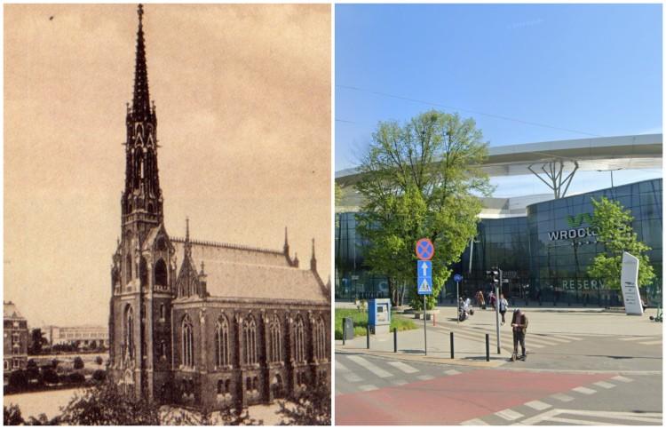 Centrum handlowe Wroclavia stoi w miejscu ogromnego kościoła