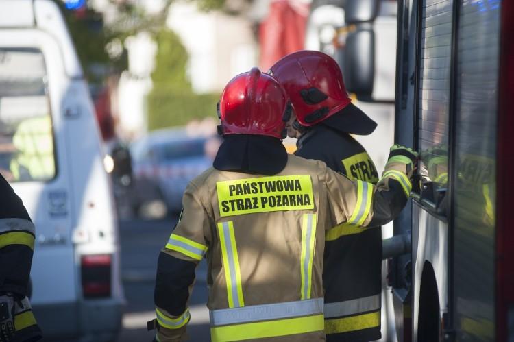 Pożar w domu jednorodzinnym pod Wrocławiem