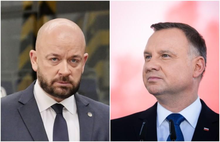 Jacek Sutryk na dywaniku u Andrzeja Dudy. Padły mocne słowa [NAGRANIE]