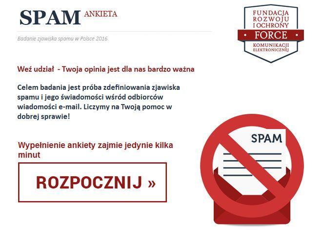 Czy SPAM jest źródłem poważnych zagrożeń? Weź udział w ankiecie