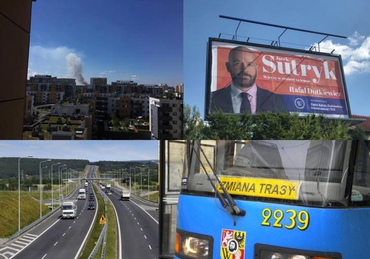 Pożar w Leśnicy, kampania przed kampanią i wykolejenie tramwaju [PODSUMOWANIE DNIA]