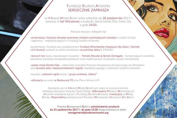 Aukcja Młodej Sztuki zawita do Wrocławia