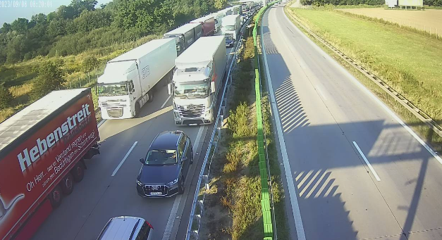 Karambol na autostradzie A4. Jedna osoba ranna