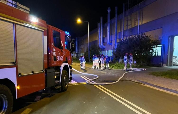 Pożar hali produkcyjnej we Wrocławiu. Ewakuowano pracowników