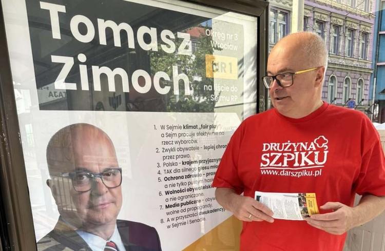 Tomasz Zimoch już zapomniał o Wrocławiu? Biuro poselskie otworzył pod Warszawą