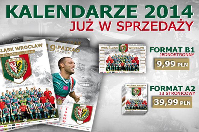 Można patrzeć na piłkarzy Śląska cały rok. Kalendarze z zawodnikami już do kupienia 