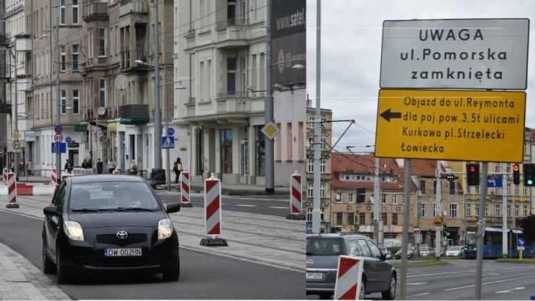 Pomorska już otwarta dla kierowców. Znaki mówią co innego