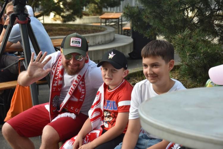 Tak kibicują wrocławianie w meczu Polska - Austria