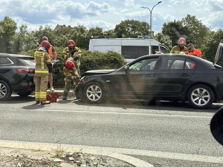 Wypadek na skrzyżowaniu Wyszyńskiego i Jedności Narodowej