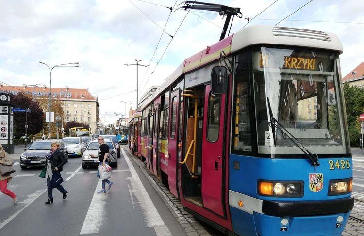 Opóźnienia tramwajów w centrum