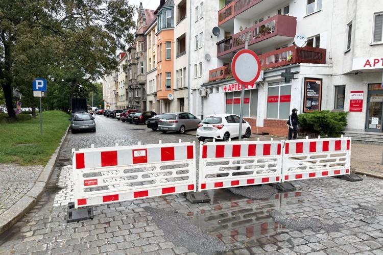 Wrocław: Ulica Sudecka zamknięta. Zapadła się!