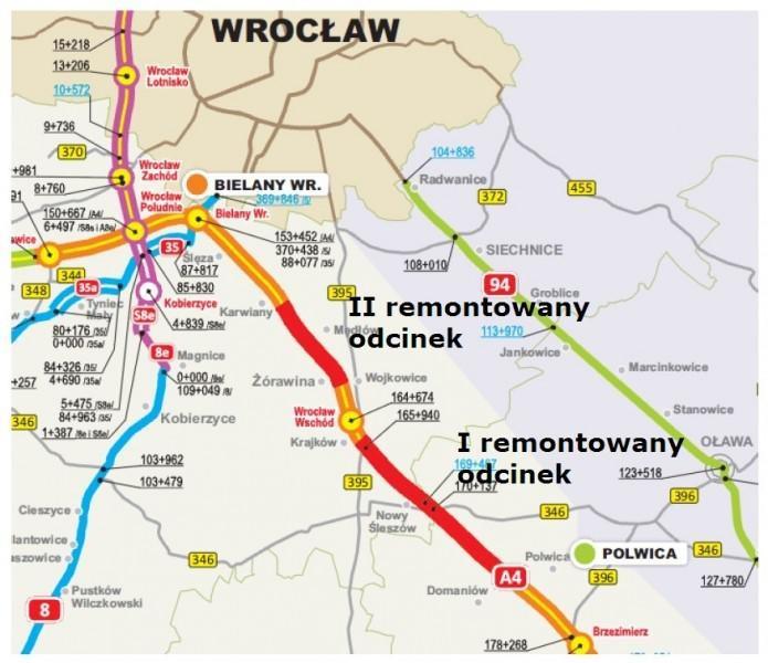 Na autostradzie A4 rusza drugi etap remontu. Nowa organizacja ruchu [MAPKA]