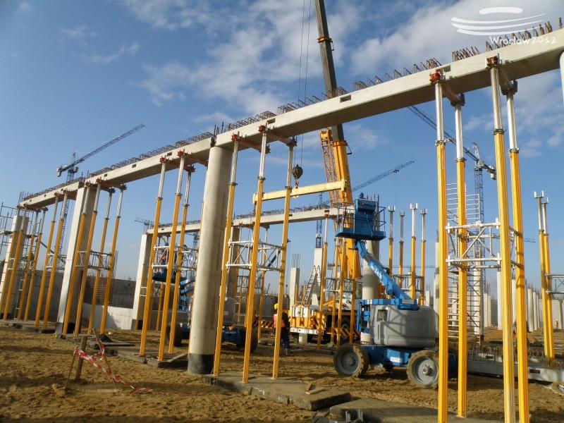 Ruszyła budowa stropów na wrocławskim stadionie