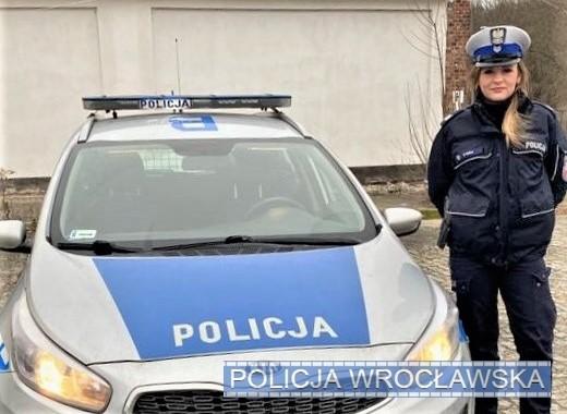 Policyjna eskorta przez Wrocław. Chwilę po niej urodził się Gracjan