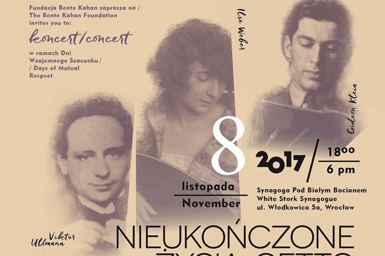 Najważniejsze prace tworzyli w gettcie. Koncert w ramach Dni Wzajemnego Szacunku