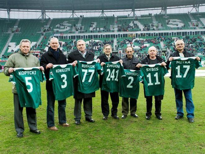 Śląsk uhonorował legendarnych mistrzów Polski z 1977 roku
