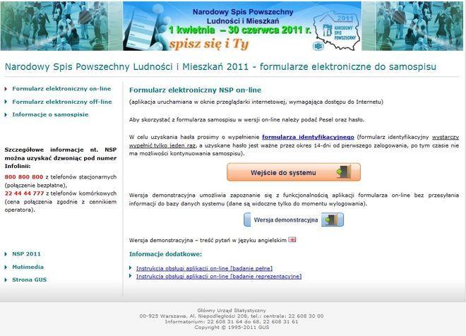 Internetowy Narodowy Spis Powszechny jeszcze przez tydzień