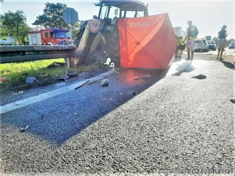 Traktorzysta zginął w wypadku pod Wrocławiem