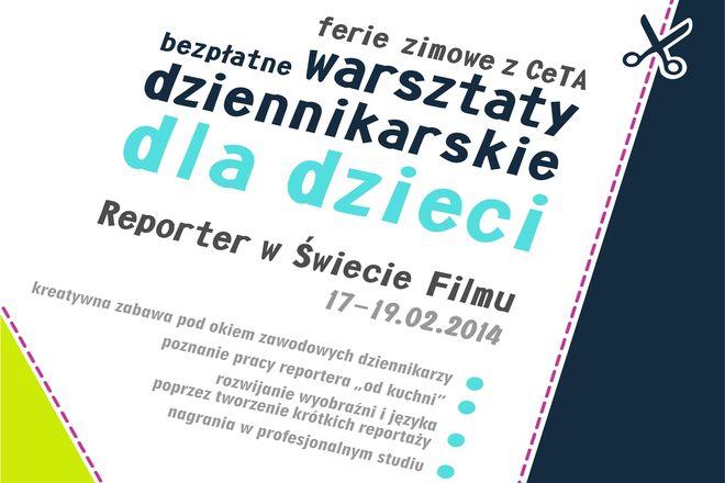 Filmowe i dziennikarskie ferie dla dzieci zupełnie za darmo