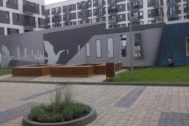 Namalowali wielkoformatowy obraz na jednym z nowych osiedli Wrocławia [FOTO]