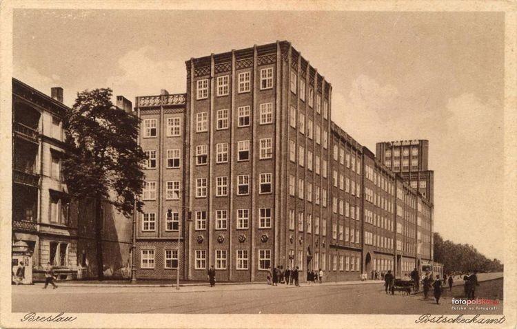 Wrocław dawniej i dziś: Urząd Pocztowy nr 1