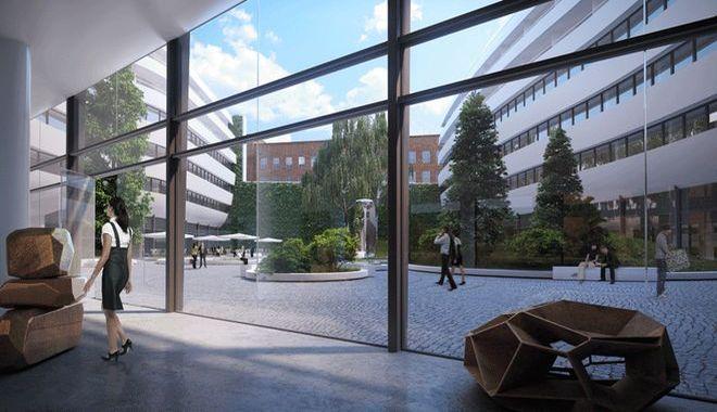 OVO Wrocław z hotelem Hilton przy Podwalu wychodzi z ziemi. Wielka uroczystość na budowie