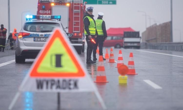 Wypadek koło Orlenu na S8. Jeden pas zablokowany