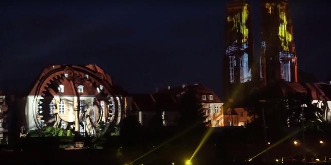 Wrocław poczuł FLOW – brzeg Odry rozświetlił spektakl-performance w ramach ESK 2016