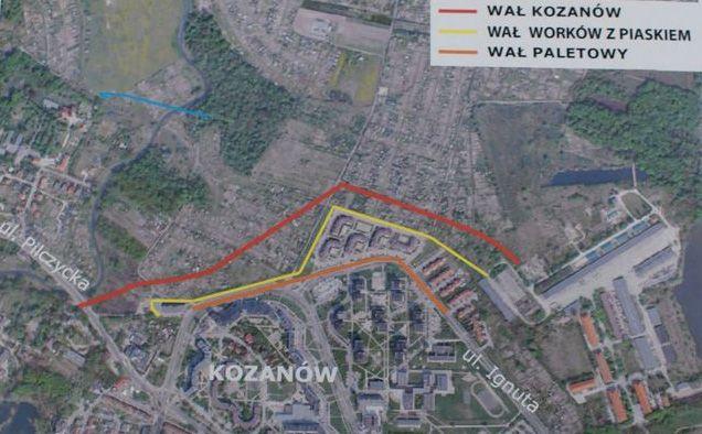 Miasto da 5 mln zł na wał na Kozanowie. Będzie on gotów za dwa lata